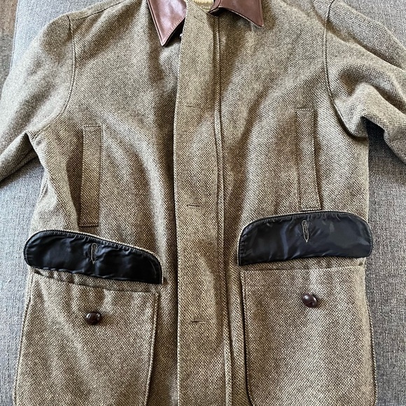 Coldwater Creek Barn Coat, Tweed Wool, Size Medium‎ Vegan - Picture 9 of 10
